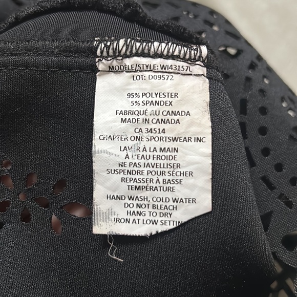 Jules and Leopold custom black skirt with eyelet detailing - Picture 3 of 5